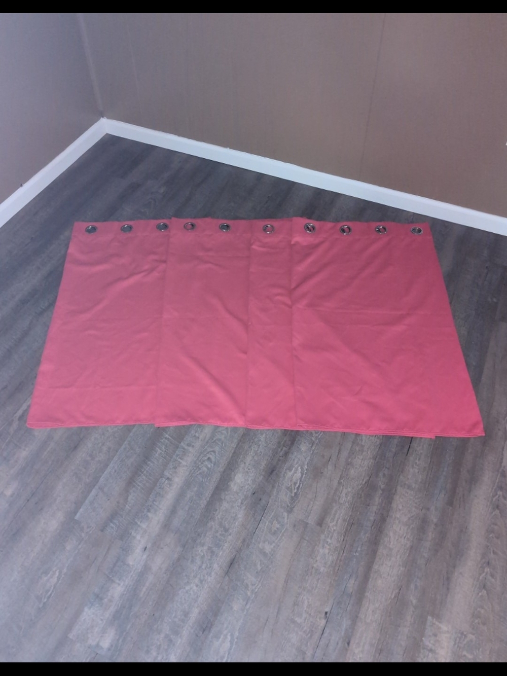 Like New- 4 pink curtain panels- 51 1/2" by 45"
